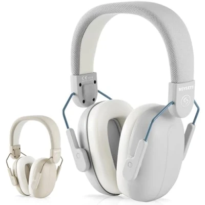 Afbeelding van Gehoorbescherming kind Ruisonderdrukkende hoofdtelefoon met comfortabele oorbeschermers, verstelbare hoofdband en zachte oorkussens, ideaal voor peuters kids, perfect school of reizen