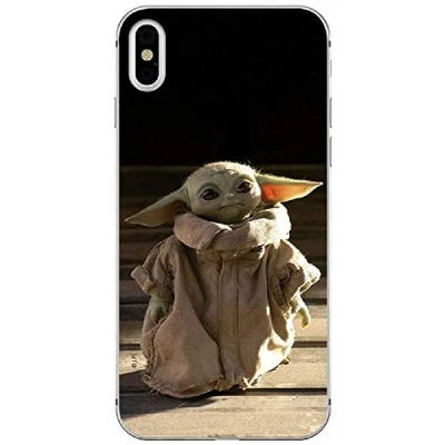 Afbeelding van ERT GROUP mobiel telefoonhoesje voor Apple Iphone X/XS origineel en officieel erkend Star Wars patroon Baby Yoda 001 optimaal aangepast aan de vorm van mobiele telefoon, hoesje is gemaakt TPU
