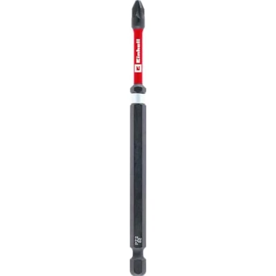 Afbeelding van Originele Einhell Impact bit met dubbele torsie, 120 mm, PH2 (S2 staal, hoge duurzaamheid, dubbel torsieeffect, rode kleurring, E 6,3 schacht)