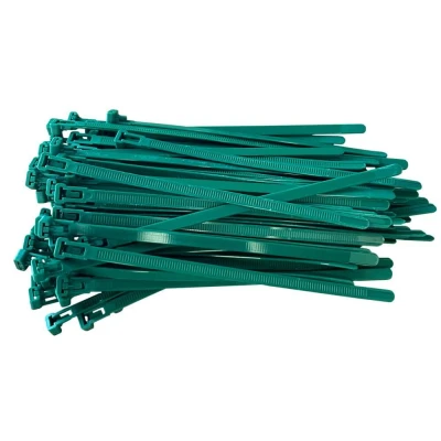 Afbeelding van Kortpack Groene Hersluitbare Kabelbinders 750 Mm Lang X 7.6 Groen (100 Stuks)