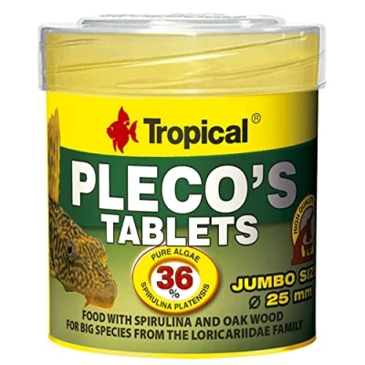 Afbeelding van Tropical Plecos Tablets, per stuk verpakt (1 x 50 ml)