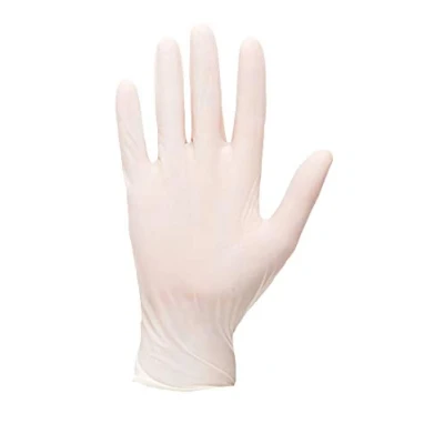 Afbeelding van Gepoederde Latex Disposable handschoenen maat Large, White