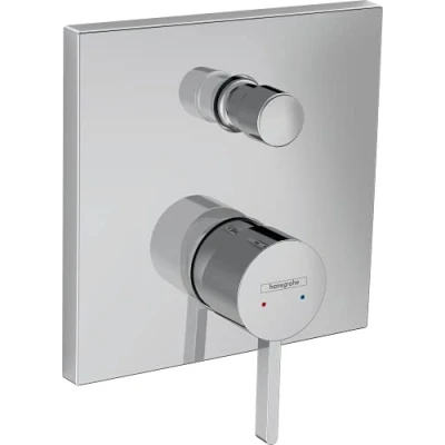 Afbeelding van Afbouwdeel Badmengkraan Inbouw Finoris HansGrohe Eengreeps Met Zekerheidscombinatie Chroom