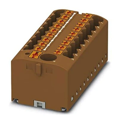 Afbeelding van Phoenix Contact PTFIX 6/18X2,5 BN 3273384 Verdeelblok 0.14 mm² 2.50 Bruin 8 stuk(s)