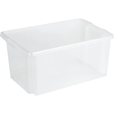 Afbeelding van SUNWARE Nesta Box (Zonder Deksel) 51 Liter 595 x 395 290 mm transparant