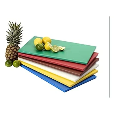 Afbeelding van SARO Polyethyleen snijplank met anti slip voetjes Groen, 387 1005