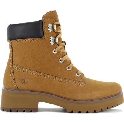 Afbeelding van TIMBERLAND Carnaby Cool Mid Boot Dames Laarzen Boots Leer Wheat TB0A5VPZ 231 Maat EU 41.5 US 10