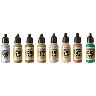 Afbeelding van Vallejo val71152 Model Air Set Imperial Japanese Army (IJA) colors pre war to 1945 8 x 17 ml