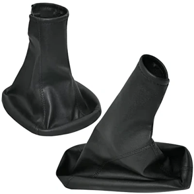 Afbeelding van AERZETIX C57713 schakelmanchet en handremmanchet geschikt voor Opel Combo Tour 2002 2012 Corsa C 2000 2006 Kleur: Zwart Kunstleer