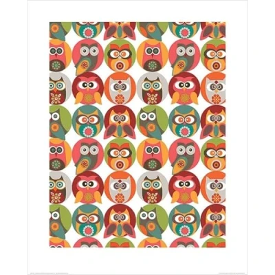 Afbeelding van Kunstdruk Valentina Ramos Owls Family 40x50cm