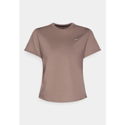 Afbeelding van Nike Performance Swift TOP Sport Tshirt, Dames, Maat: XS, Mink brown/reflective silver