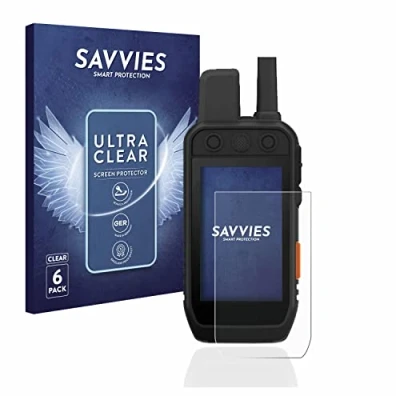 Afbeelding van Savvies Screenprotector voor Garmin Alpha 200 K Folie Beschermfolie transparant (6 Stuks)
