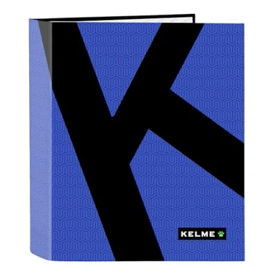 Afbeelding van Ringmap Kelme Royal Blauw Zwart A4 27 x 33 6 cm