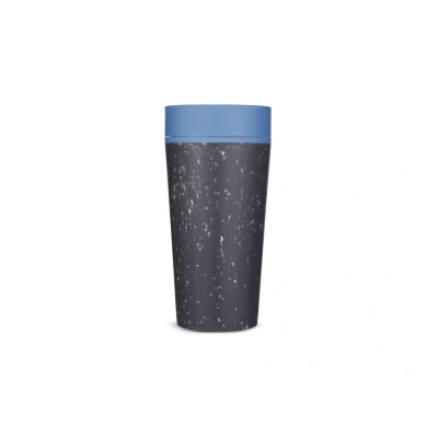 Afbeelding van Circular &amp; Co Travel Mug Koffiebeker To Go Coffee Beker 340 ml Grey Rockpool Bleu 12oz Duurzaam