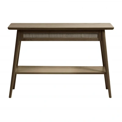 Afbeelding van Nordic Home Ivar eiken sidetable 110 cm bruin Hout