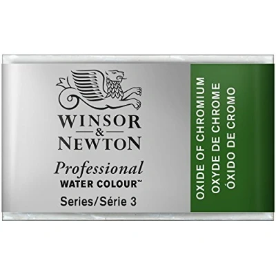Afbeelding van Winsor &amp; Newton 0100459 Professional Water Colour, fijnste kunstenaars aquarelverf met de hoogst mogelijke pigmentatie, uitstekende lichtechtheid Hele Nap, Oxide Of Chromium