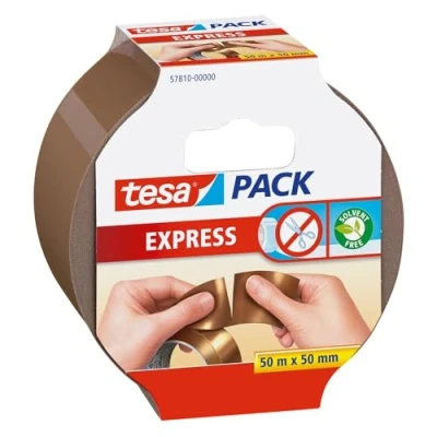 Afbeelding van tesa EXPRESS 57810 00000 01 Pakband tesapack Bruin (l x b) 50 m mm 1 stuk(s)