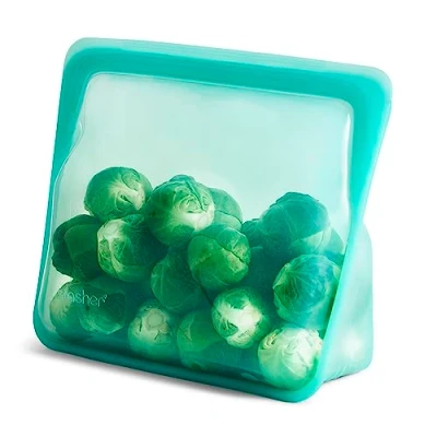 Afbeelding van Stasher Stand Up Vershoudzak 1,6 liter Siliconen Blauw
