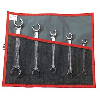 Afbeelding van Facom set open ringsleutels, 15 gebogen, metrische maten 42.JE5T