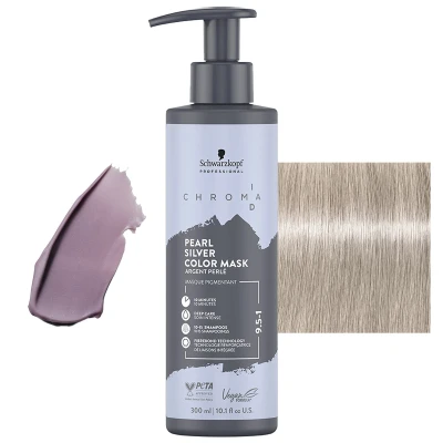 Afbeelding van Schwarzkopf Chroma ID Color Mask 9.5 1 Pearl Silver 300 ml