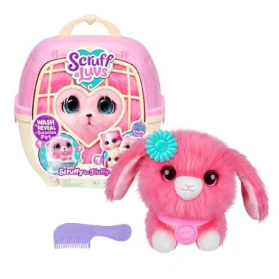 Afbeelding van Scruff a Luvs knuffel pet single roze