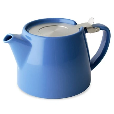 Afbeelding van FORLIFE 309 BLU Stump Theepot met SLS Deksel en Infuser, 18oz, Blauw