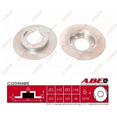 Afbeelding van ABE Remschijven C32049ABE