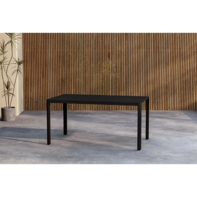Afbeelding van Svea Zoe eettafel 150 x 85 72 cm zwart Metaal