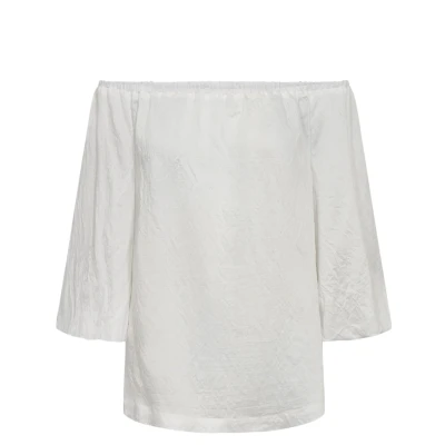Afbeelding van FREEQUENT off shoulder top ecru