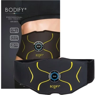Afbeelding van Bodify® EMS Buiktrainer Max Gerichte stimulatie van de buikspieren! Spieropbouw Stimulatieapparaat voor buikspieren Buikspiertrainer mannen en vrouwen Het ORIGINEEL