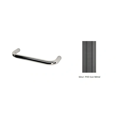 Afbeelding van Waterevolution flow handdoekhouder 17.5 cm PVD Gun Metal A110GME