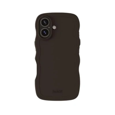 Afbeelding van Apple iPhone 16 Hoesje Gerecycled kunststof Holdit Hardcase/Backcover Bruin Telefoonhoesje