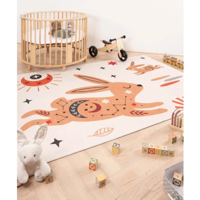 Afbeelding van Kinderkleed Konijn Happy Dreams Multicolor 80x150 Cm