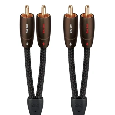 Afbeelding van Audioquest Big Sur 2x RCA naar Kabel Audio 1m
