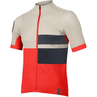 Afbeelding van Endura Fs260 Print Jersey Met Korte Mouwen Rood XL Man