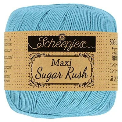 Afbeelding van Scheepjes Maxi Sugar Rush 510 Lucht Blue Garen 10x50g