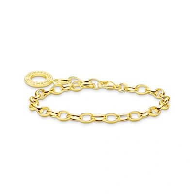 Afbeelding van Thomas Sabo Charm Armband Classic vergoldetes Silber X0031 413 39 L19,5