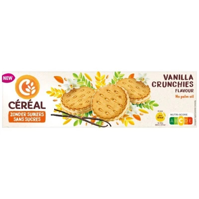 Afbeelding van Céréal Suikervrije Vanilla Crunchies (185 gr)