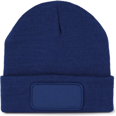 Afbeelding van K up Gerecycleerde muts met patch en Thinsulate voering KP891 Royal Blue