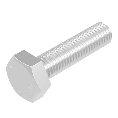 Afbeelding van SECCARO zeskantschroef M8 x 30 mm, roestvast staal V2A VA A2, DIN 933 / ISO 4017, buitenzeskant, 20 stuks