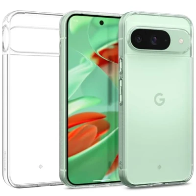Afbeelding van Caseology Capella voor Google Pixel 9 / Pro Case, [Ultra Clear] Zijgreeppatronen Case Cover Crystal Clear