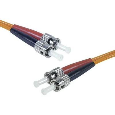 Afbeelding van Draadbrug optisch Duplex 2 mm OM1 ST UPC/ST UPC oranje 5 m