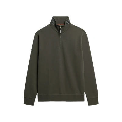 Afbeelding van Superdry Mannen Kraagloos Utility Sweatshirt met Logo Zwart Grootte: M