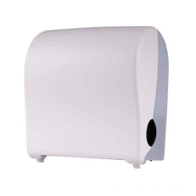 Afbeelding van PlastiQline handdoekroldispenser mini PQSAutK wit