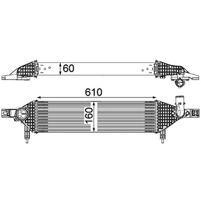 Afbeelding van MAHLE ORIGINAL CI 320 000P Intercooler