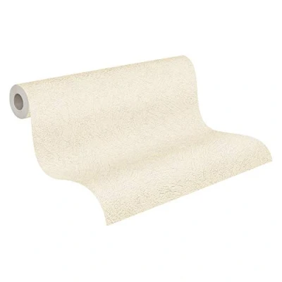 Afbeelding van A.S. Création Vliesbehang Meistervlies effen behang 10,05 m x 0,53 beige 191151 1911 51