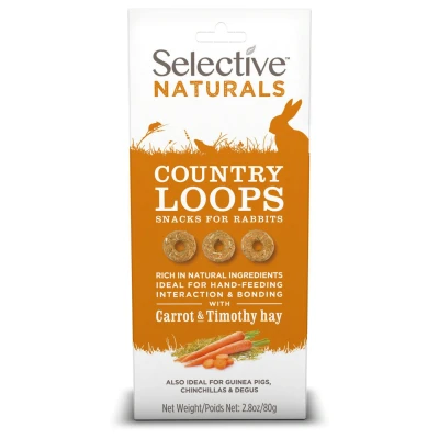 Afbeelding van Supreme Selective Naturals Country Loops Knaagdiersnack 80 g