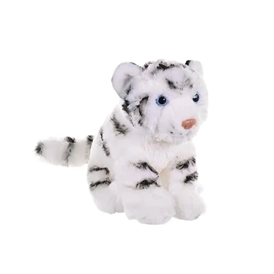 Afbeelding van Witte tijger knuffel pluchen safari knuffeldier 20 cm