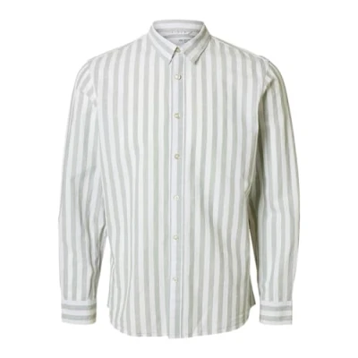 Afbeelding van Selected Homme Slhslimnew LS NOOS Overhemd, Heren, Maat: Large, Iceberg green