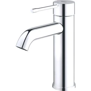 Afbeelding van Grohe essence new wastafelmengkraan s size es po waste eengreeps 1 gats 174mm hoogte glad 116mm uitloop vast chroom 24179001
